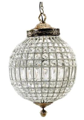 Product photograph of Nordal Crystal Glass Beads Medium Lamp from Choice Furniture Superstore