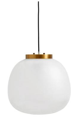 Product photograph of Nordal Frost Gold Pendant Lamp from Choice Furniture Superstore