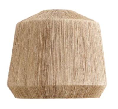 Product photograph of Nordal Jute Natural Lamp Shade Set Of 2 from Choice Furniture Superstore