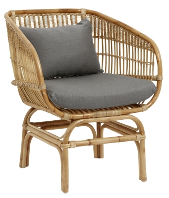 Product photograph of Nordal Bali Rattan Armchair from Choice Furniture Superstore