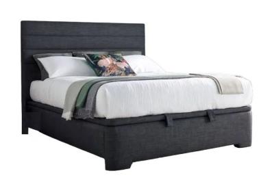 Product photograph of Kaydian Appleby Ottoman Storage Bed - Pendle Slate Fabric from Choice Furniture Superstore