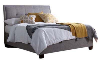 Kaydian Accent Marbella Grey Fabric Ottoman Storage Bed