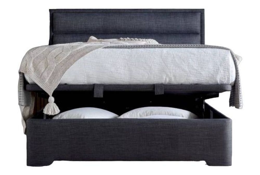 Kaydian Kirkby Pendle Slate Fabric Ottoman Storage Bed
