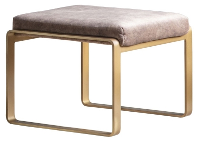 Product photograph of Fabien Footstool - Comes In Mineral And Ochre Options from Choice Furniture Superstore