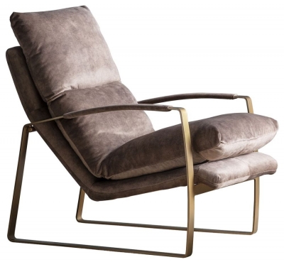 Product photograph of Fabien Lounger - Comes In Mineral And Ochre Options from Choice Furniture Superstore