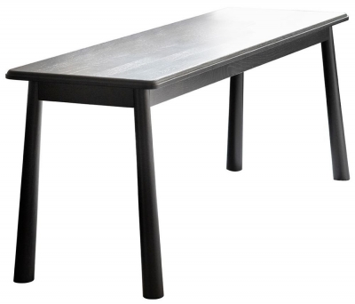 Product photograph of Wycombe Black Dining Bench from Choice Furniture Superstore