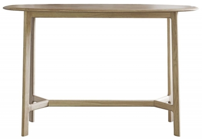 Product photograph of Madrid Oak Console Table from Choice Furniture Superstore