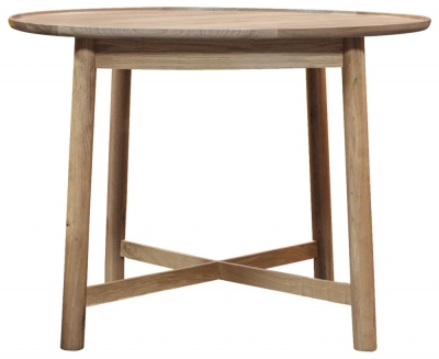 Kingham Oak Round Dining Table - 2 Seater