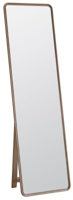 Product photograph of Nevada Oak Cheval Mirror - W 50cm X D 5cm X H 170cm from Choice Furniture Superstore