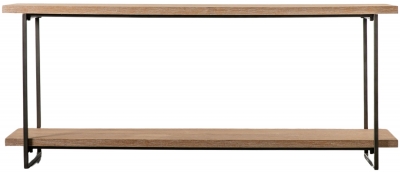 Product photograph of Brogdale Wood And Metal Console Table from Choice Furniture Superstore