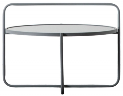 Product photograph of Fawley Grey Round Coffee Table from Choice Furniture Superstore