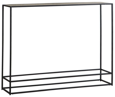 Product photograph of Clearance - Hadston Antique Gold Console Table - Fs223 from Choice Furniture Superstore