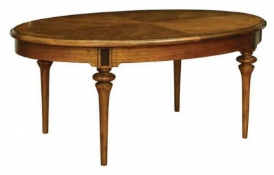 Clearance Frank Hudson Spire Oval Coffee Table Walnut B150