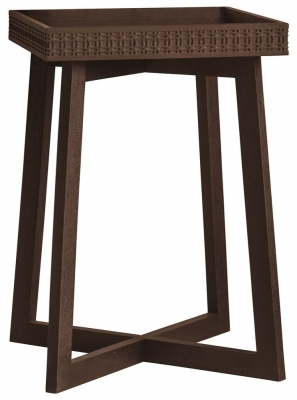 Product photograph of Boho Retreat Chocolate Mango Wood Bedside Table from Choice Furniture Superstore