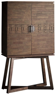 Product photograph of Boho Retreat Chocolate Mango Wood Cocktail Cabinet from Choice Furniture Superstore