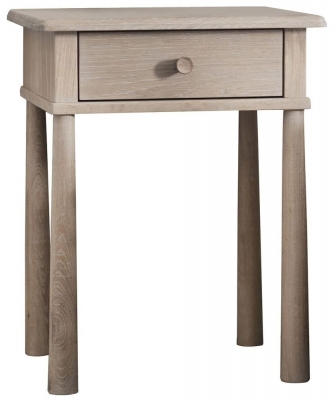 Product photograph of Armagh 1 Drawer Bedside - Comes In Oak And Black Options from Choice Furniture Superstore