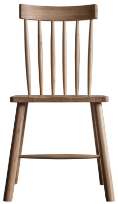 Product photograph of Nevada Oak Dining Chair Sold In Pairs from Choice Furniture Superstore