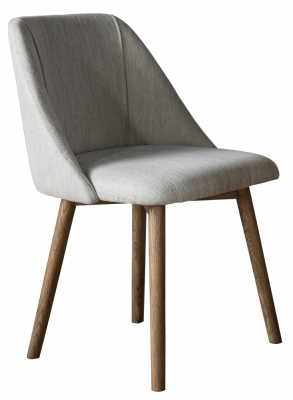 Elliot Neutral Fabric Dining Chair (Sold in Pairs)