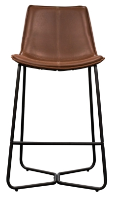 Product photograph of Hawking Bar Stool Sold In Pairs - Comes In Brown Charcoal And Ember Options from Choice Furniture Superstore