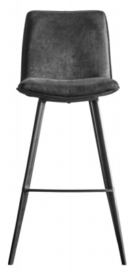 Product photograph of Palmer Grey Stool Sold In Pairs from Choice Furniture Superstore