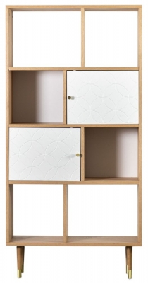 Product photograph of Holbrook Display Unit - Comes In White Pink And Grey Options from Choice Furniture Superstore