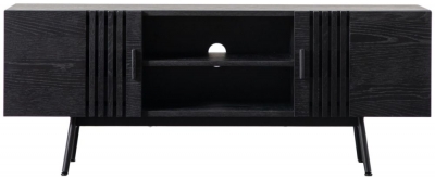 Product photograph of Holsen Black Oak Media Unit from Choice Furniture Superstore
