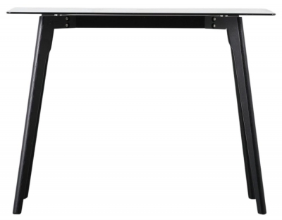 Product photograph of Blair Black Oak Desk from Choice Furniture Superstore