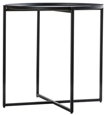 Product photograph of Clearance - Balotra Black Large Side Table - 711 from Choice Furniture Superstore