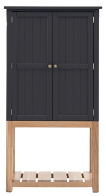 Product photograph of Eton Oak 2 Door Cupboard - Comes In Meteor And Prairie Options from Choice Furniture Superstore