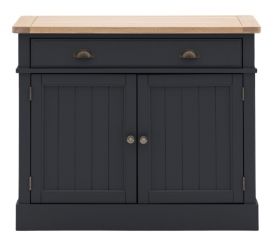 Product photograph of Eton Oak 2 Door Small Sideboard - Comes In Meteor And Prairie Options from Choice Furniture Superstore