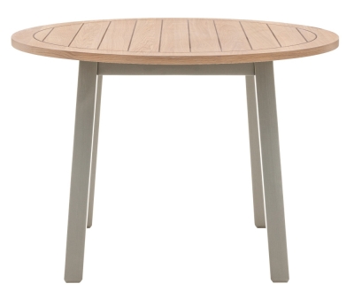 Product photograph of Eton 110cm Prairie Round Dining Table from Choice Furniture Superstore