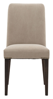 Product photograph of Madison Wooden Cement Velvet Dining Chair Sold In Pairs from Choice Furniture Superstore