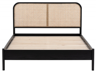 Skylar Black Rattan Bed Sizes Available