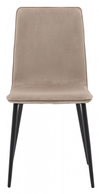 Product photograph of Cheyenne Upholstered Taupe Dining Chair Sold In Pairs from Choice Furniture Superstore