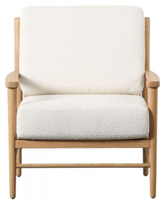 Product photograph of Artemis Cream Fabric Armchair from Choice Furniture Superstore