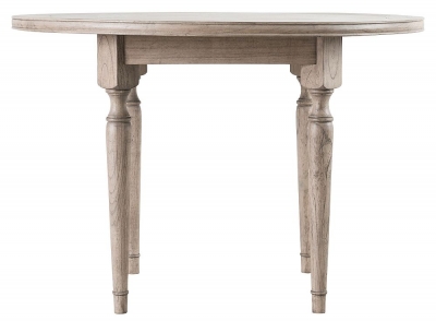 Product photograph of Chester Wooden Round Dining Table - 4 Seater from Choice Furniture Superstore