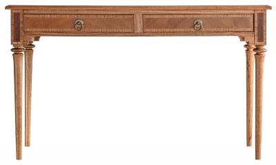 Product photograph of Chandler Walnut 2 Drawer Desk from Choice Furniture Superstore
