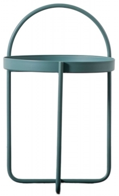 Product photograph of Clearance - Melbury Teal Side Table - D69 from Choice Furniture Superstore