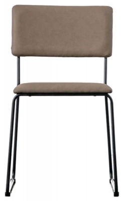 Product photograph of Clinton Oatmeal Dining Chair Sold In Pairs from Choice Furniture Superstore