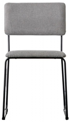 Clearance - Chalkwell Light Grey Dining Chair (Sold in Pairs) - D508/09/10