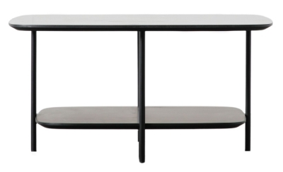 Product photograph of Clearance - Ludworth Black Marble Coffee Table - Fss14571 from Choice Furniture Superstore