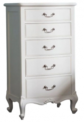 Product photograph of Clearance - Chic Lingerie Vanilla 5 Drawer Chest - B21 from Choice Furniture Superstore