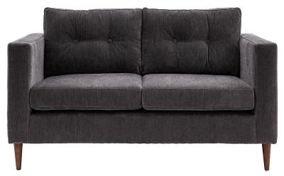 Product photograph of Whitwell 2 Seater Charcoal Fabric Sofa from Choice Furniture Superstore