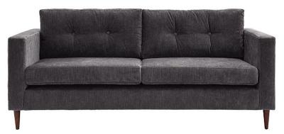 Whitwell Fabric 3 Seater Sofa With Wooden Legs