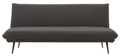 Dunton Fabric 3 Seater Sofa Bed Comes In Dark Grey Blue And Light Grey Options