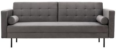 Eynsford Fabric 3 Seater Sofa Bed Comes In Grey And Green Options