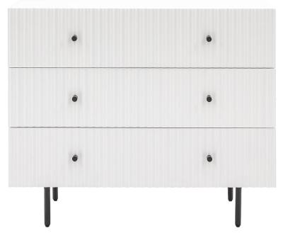 Product photograph of Buckhurst 3 Drawer Chest - Comes In White Grey And Blue Options from Choice Furniture Superstore