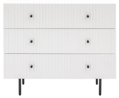 Buckhurst 3 Drawer Chest Comes In White Grey And Blue Options