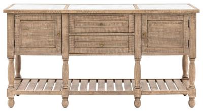 Vancouver Natural 2 Door 2 Drawer Sideboard