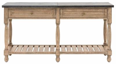 Vancouver Natural 2 Drawer Console Table